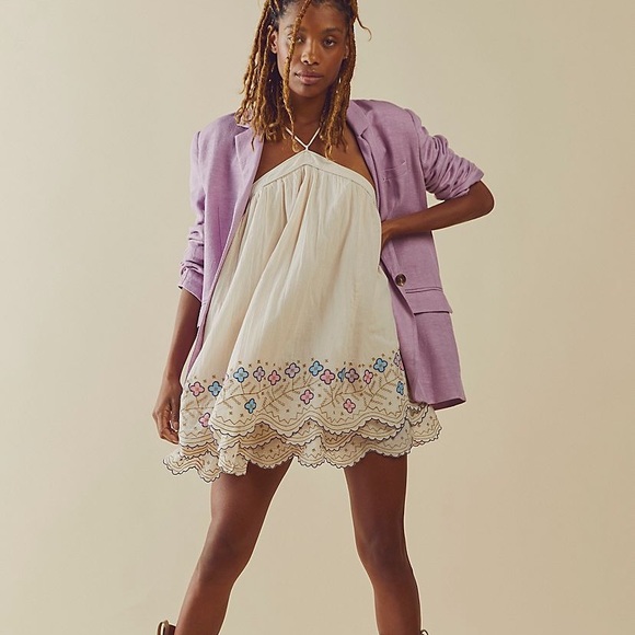 Free People | Dresses | Sapphire Mini Dress | Poshmark